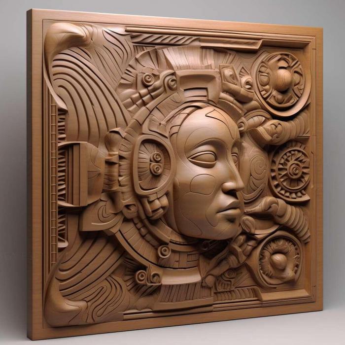 نموذج ثلاثي الأبعاد لآلة CNC 3D Art 